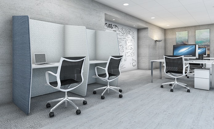 snug acoustic pods in office