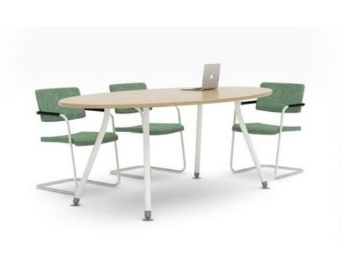 Acute meeting table