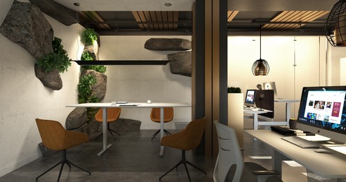 A Sit Stand Meeting Table