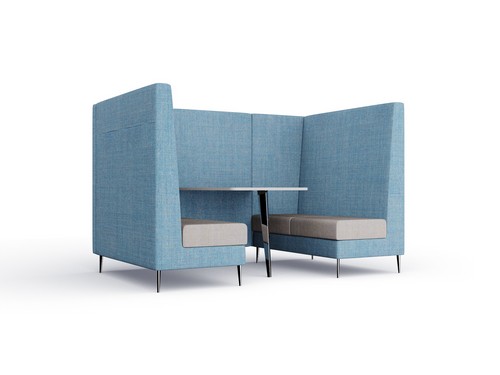 Bruce 4-seat open-fronted meeting pod