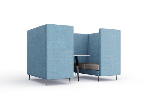 Bruce 4-seat closed-front meeting pod