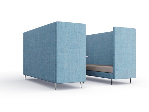 Bruce 6-seat closed-front meeting pod