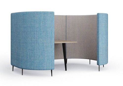 Delia 4-person meeting pod with no seats