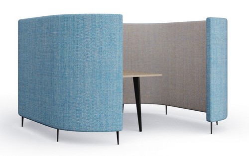Delia 6-person meeting pod with no seats