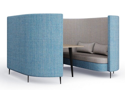 Delia 6-person meeting pod with 1 seat