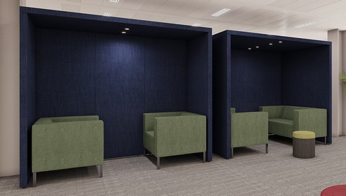 Hyde meeting pod, chairs
