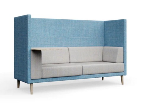 Lenny 3-seater with an upholstered surround