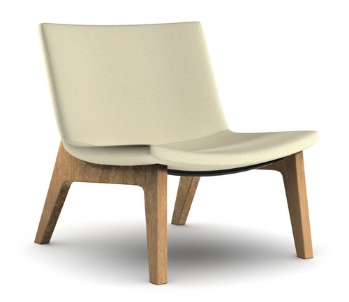 Cortado wooden framed lounge chair