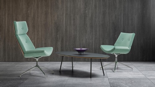 Green Echo lounge chairs