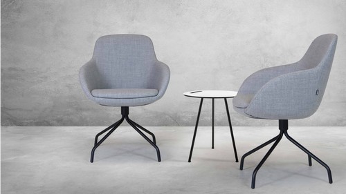 Snug grey lounge chairs