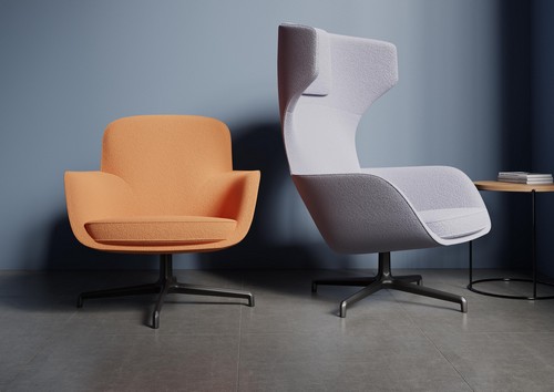 Toro low back and high back lounge chairs