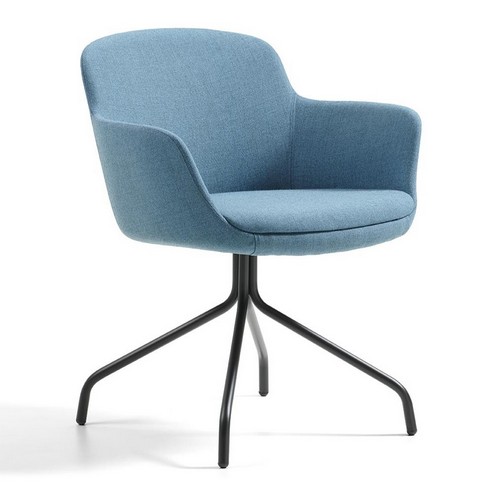 Danny Meeting Chair | Black swivel base