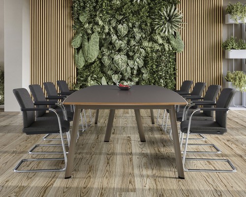 Fin meeting table | Mix meeting chairs