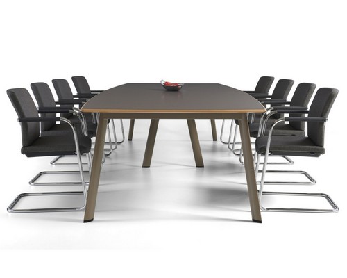 Fin meeting table | Mix meeting chairs
