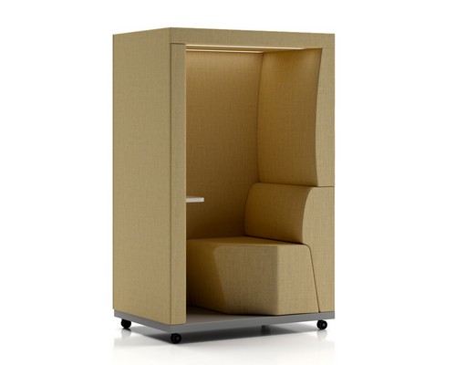 ThinkPod Workbooth on castors
