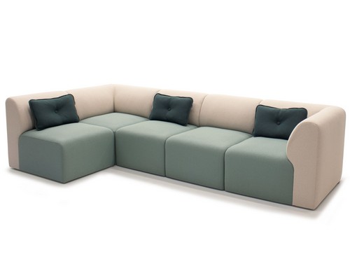 Lush modular seating 