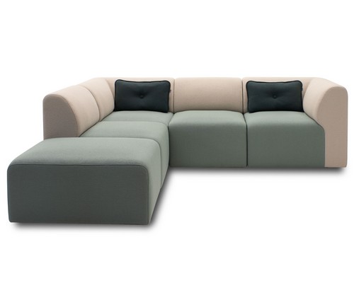 Lush modular seating