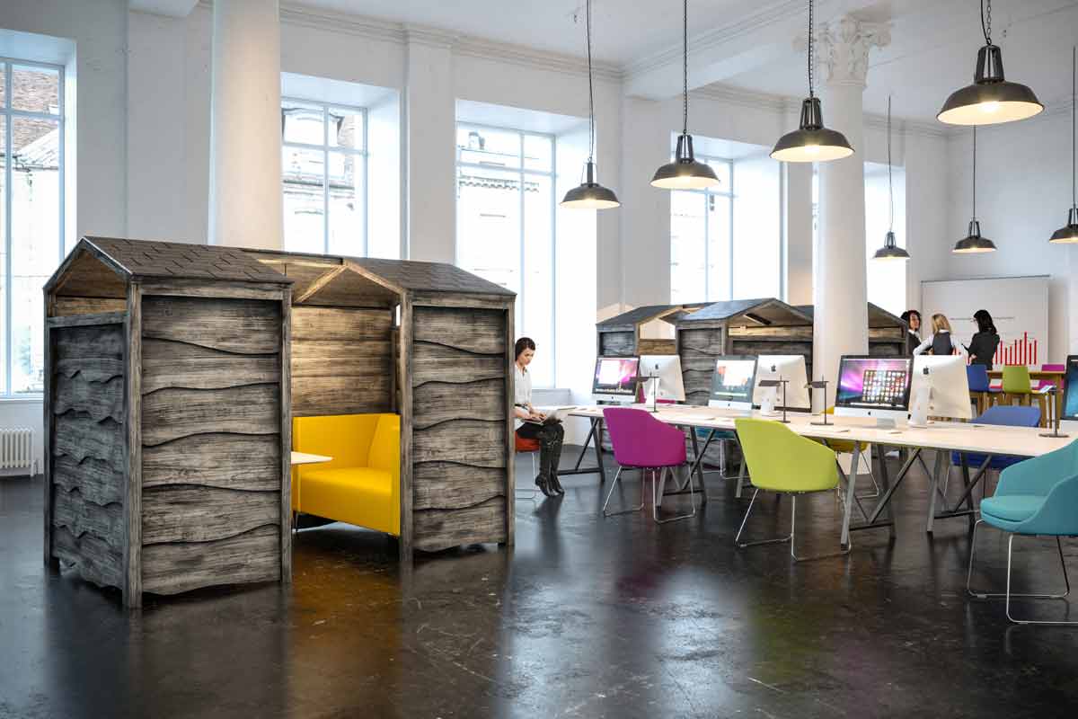 Rustic Shed Style Meeting Pod | Lismark Office Furniture
