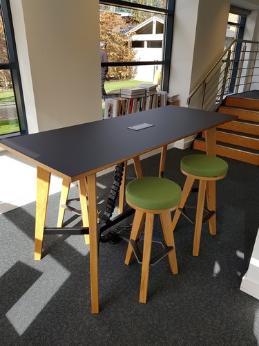 MArtin high meeting table in office