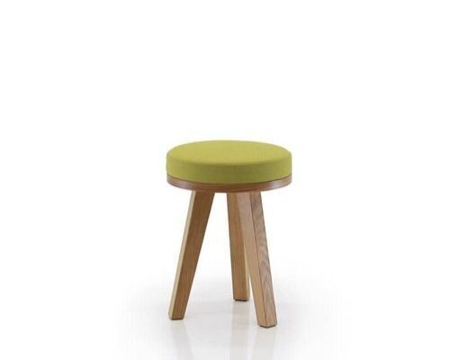 Martin Low Stool with show wood base board in oak