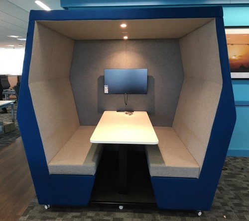 Bill Meeting Pod on wheels