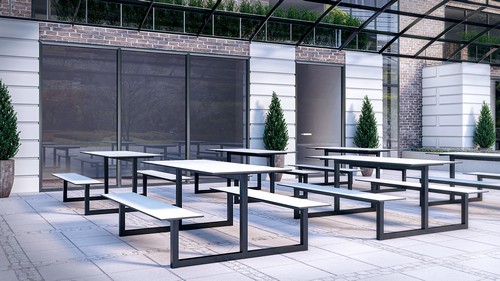 Parc dining benches 