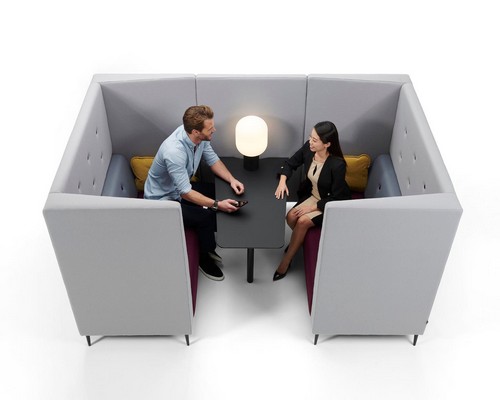 High back meeting pod