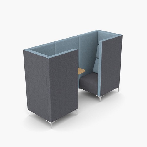 Converse Station 2-seater meeting pod