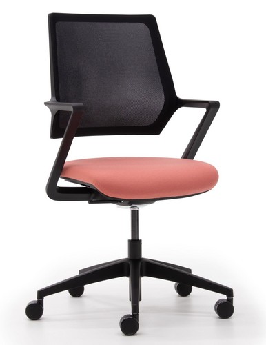 Hovva task chair black and pink