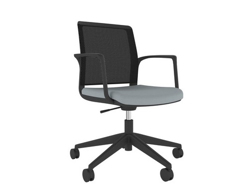 Rhuba Lite Task Chair, mesh back, grey seat
