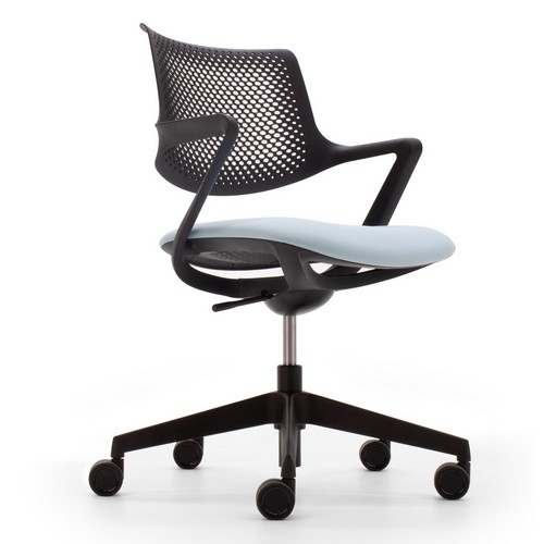 Emma Hybrid Task Chair in Black