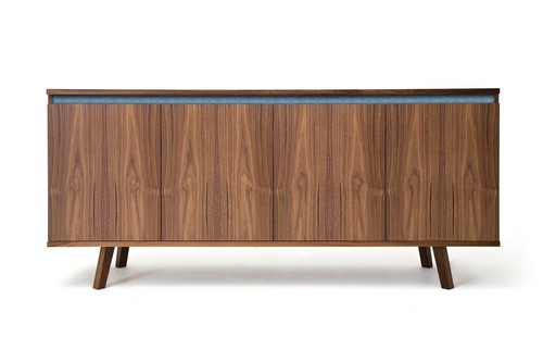 Martin credenza in natural walnut