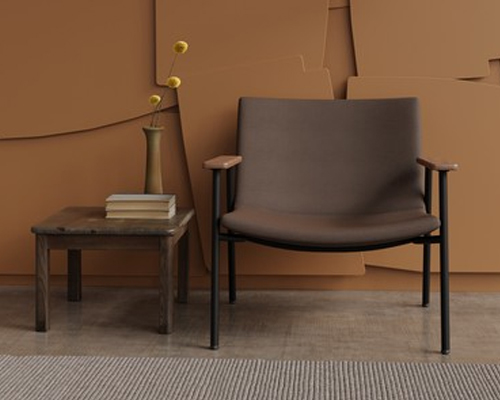 Cortado brown lounge chair