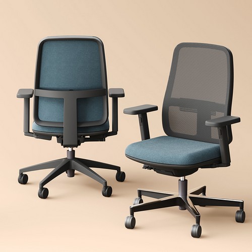 Vinna task chairs | upholstered | mesh back