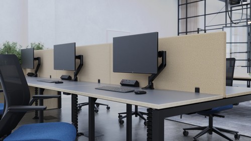 SYSTM back-to-back bench desking