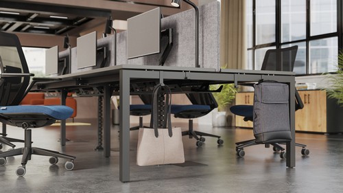 SYSTM back-to-back bench desking