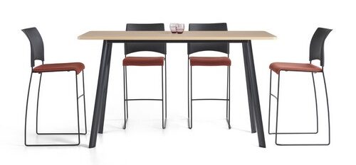 Fin High Meeting Table | Sting Stools