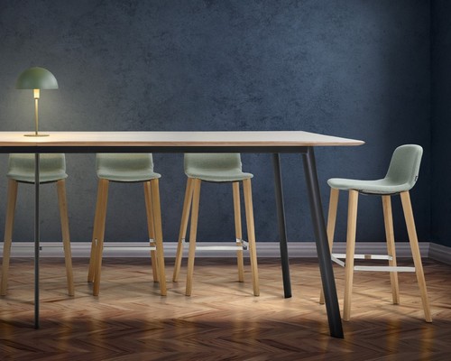 Fin High Meeting Table | Bethan High Stools
