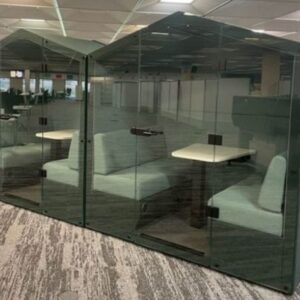 Balancing focus and collaboration with acoustic pods