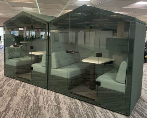 Balancing focus and collaboration with acoustic pods