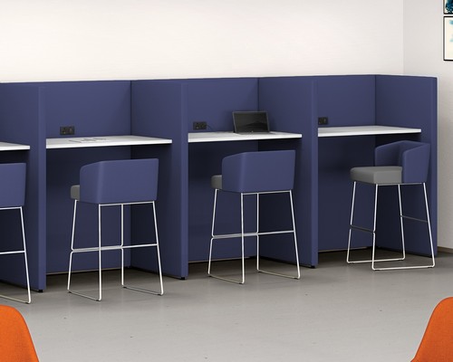 Fence Study Booths