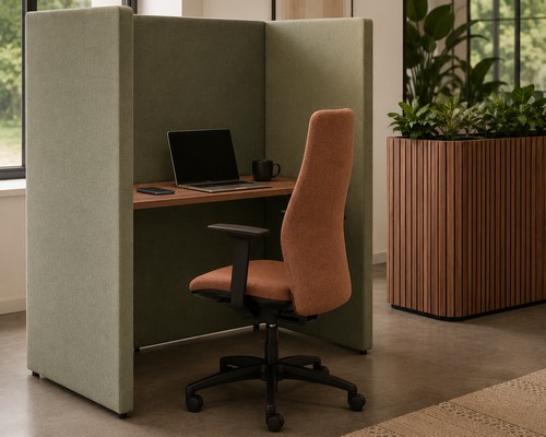 Fence Study Booths